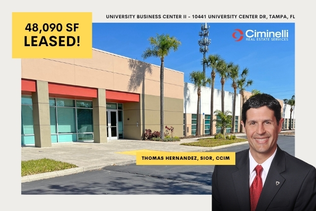 Ciminelli Secures Major 48K SF Office Lease in Tampa for Eagle Analytical Services
